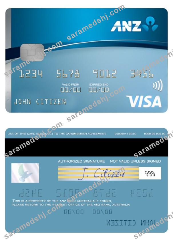 Australia ANZ Low Rate credit visa card